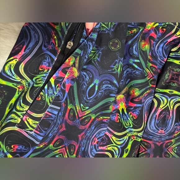 New large jogger pants boho psychedelic festival rave Tye dye hippie iheartraves - Picture 4 of 6